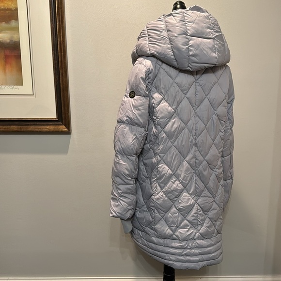 Jessica Simpson ICE grey quilted puffer jacket NWT XL - Picture 6 of 13